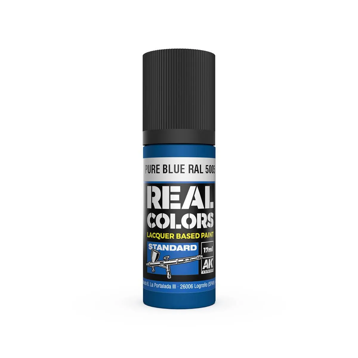 AK Interactive RC818 Real Colors Pure Blue RAL 5005 Paint 17ml