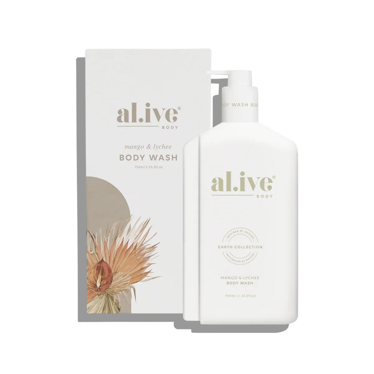 al.ive body Body Wash 750ml - Mango & Lychee