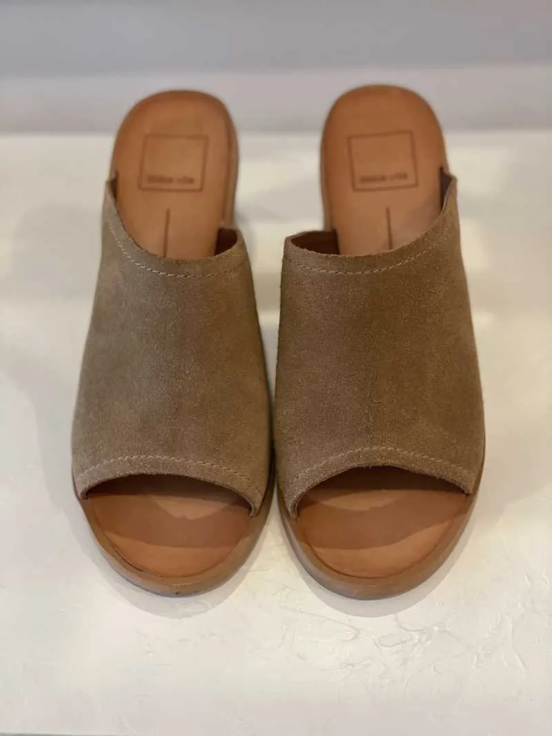 ALYCIA SANDALS BROWN SUEDE - re:vita