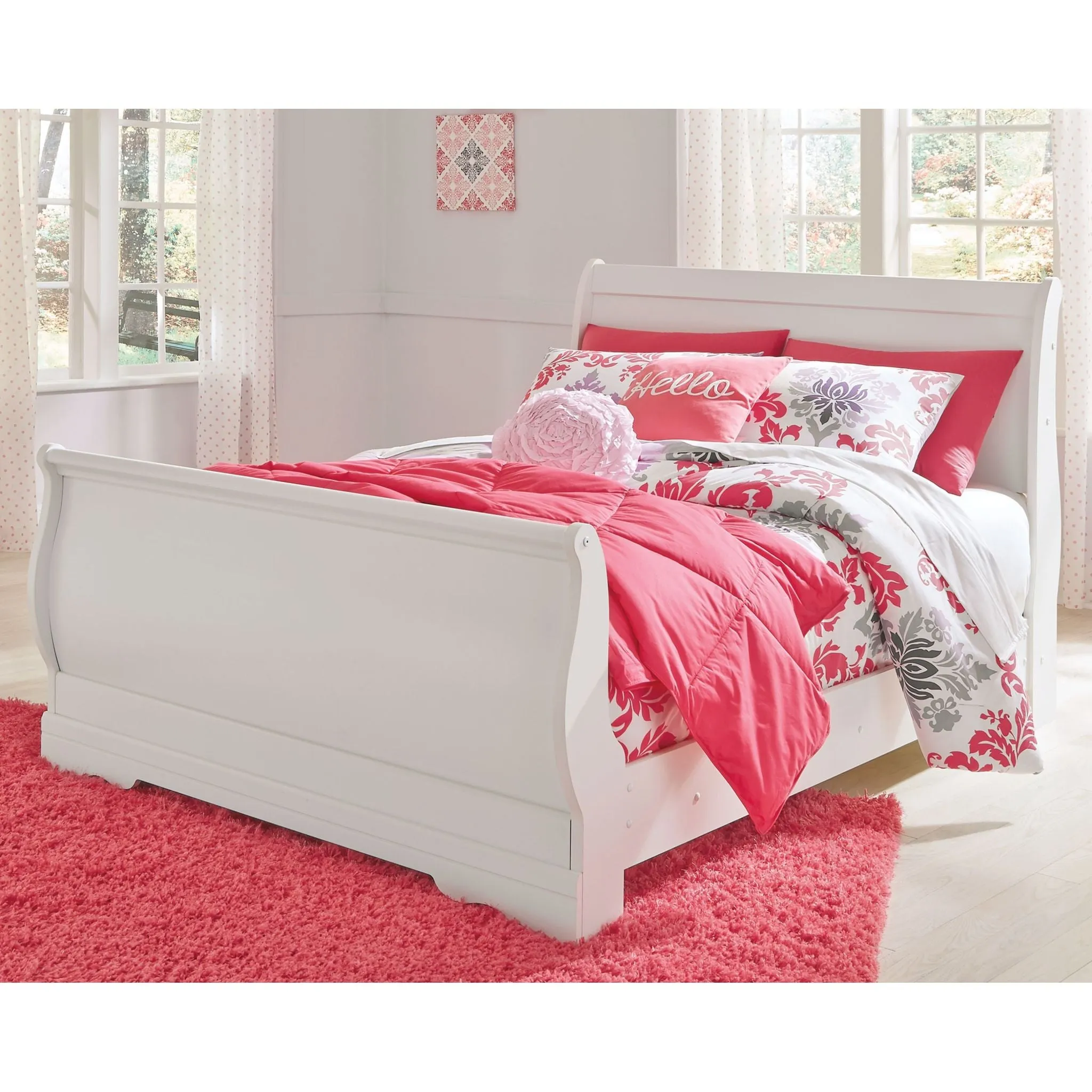 Anarasia 3 Piece Sleigh Bed