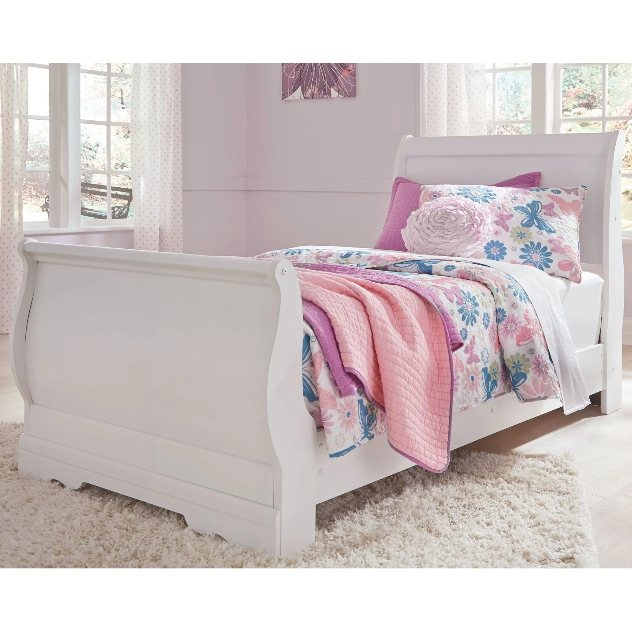 Anarasia 3 Piece Sleigh Bed