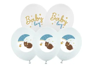 Baby Boy Balloons 30cm Set