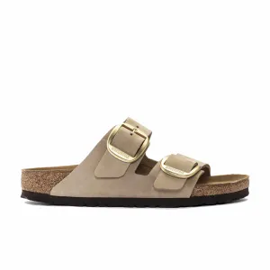 Birkenstock Women's Arizona Big Buckle Nubuck Leather (Sandcastle)