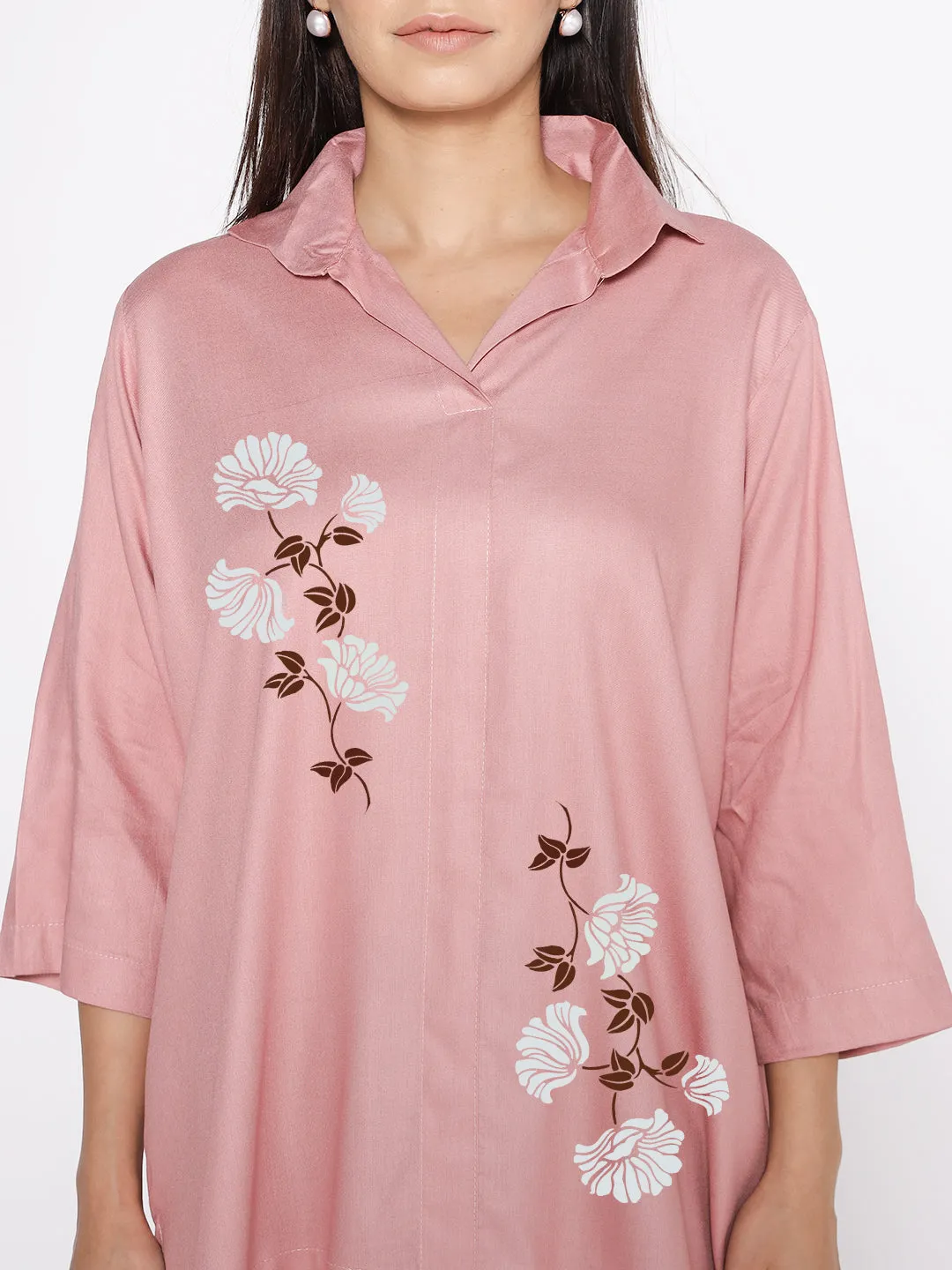 Blush Rayon ShirtTop - Azucena