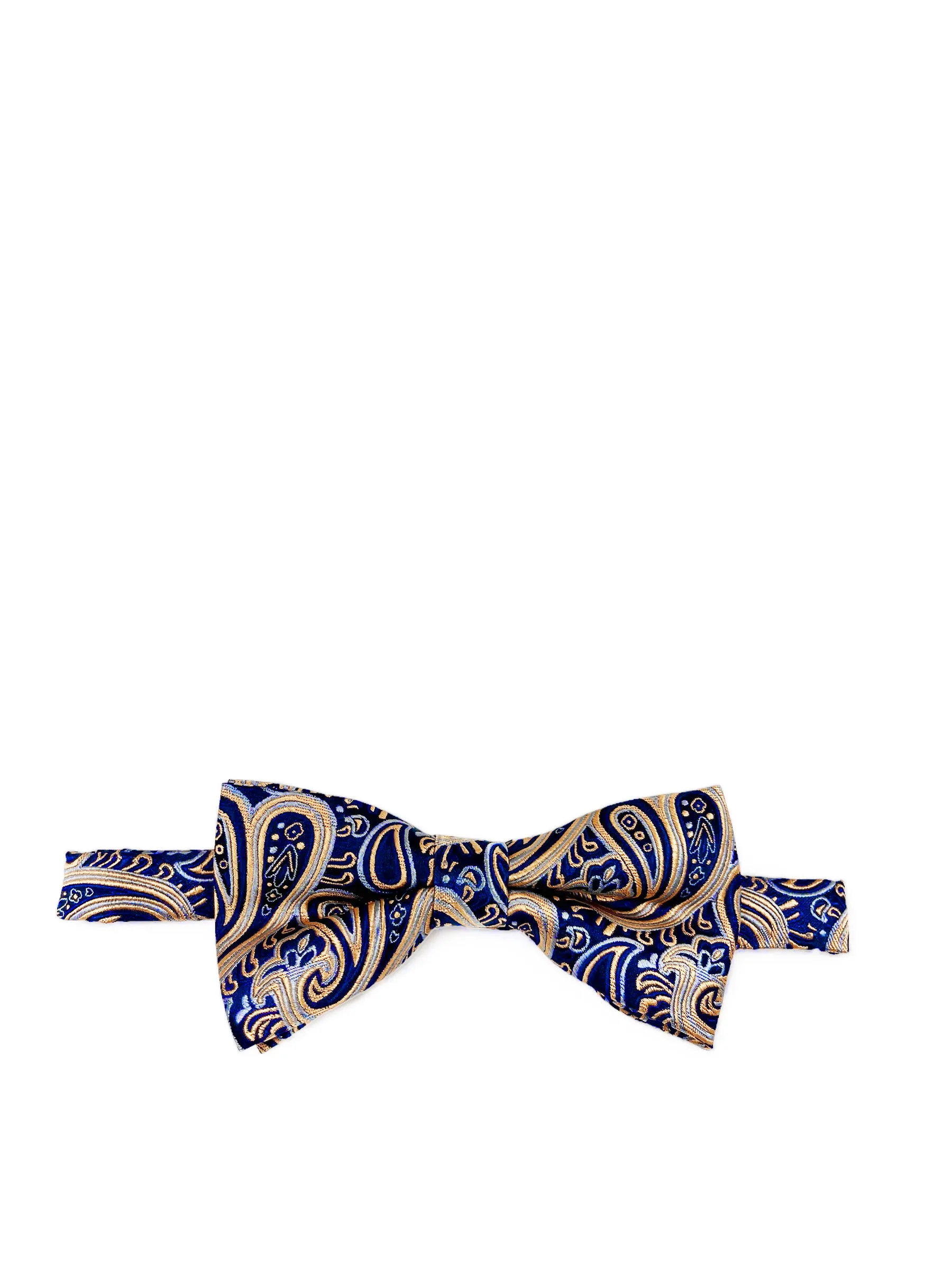 Coral Extraordinary Paisley Bow Tie