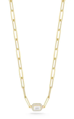 CZ Paperclip Link Choker