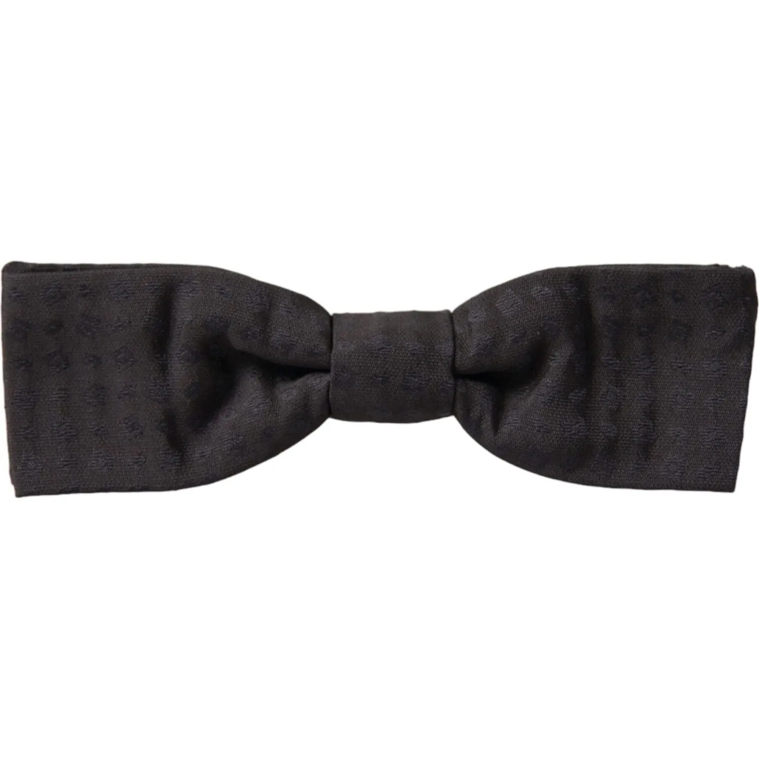 Dolce & Gabbana Elegant Brown Fantasy Silk Bow Tie