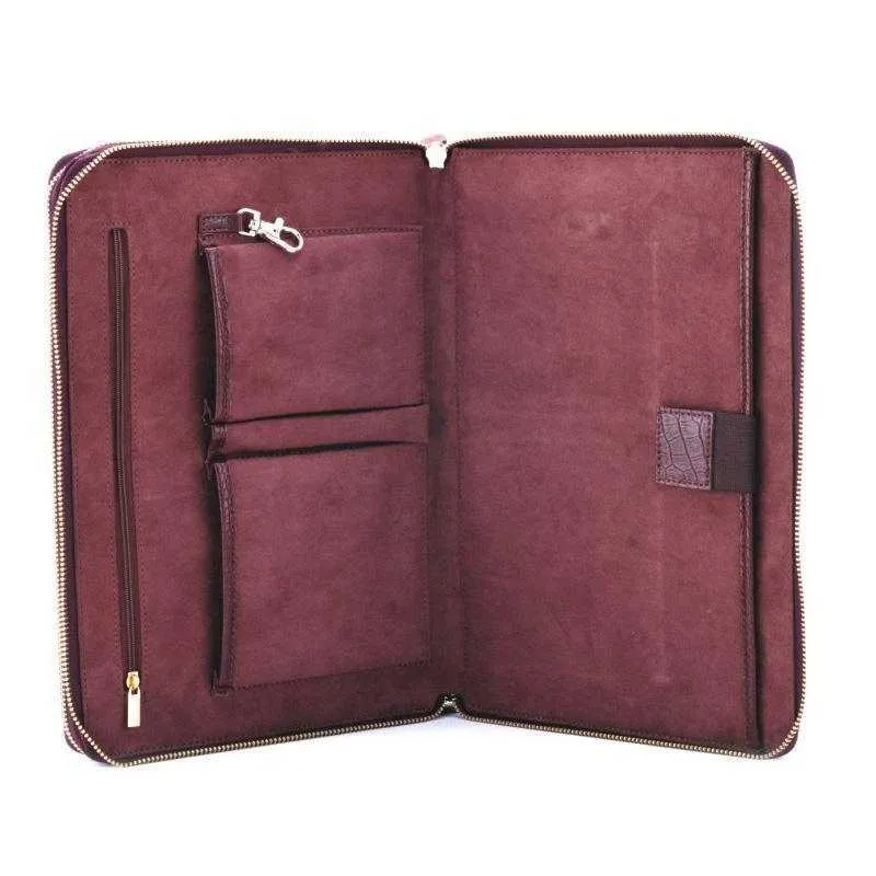 Double Fish Leather Table Tennis Bat Case