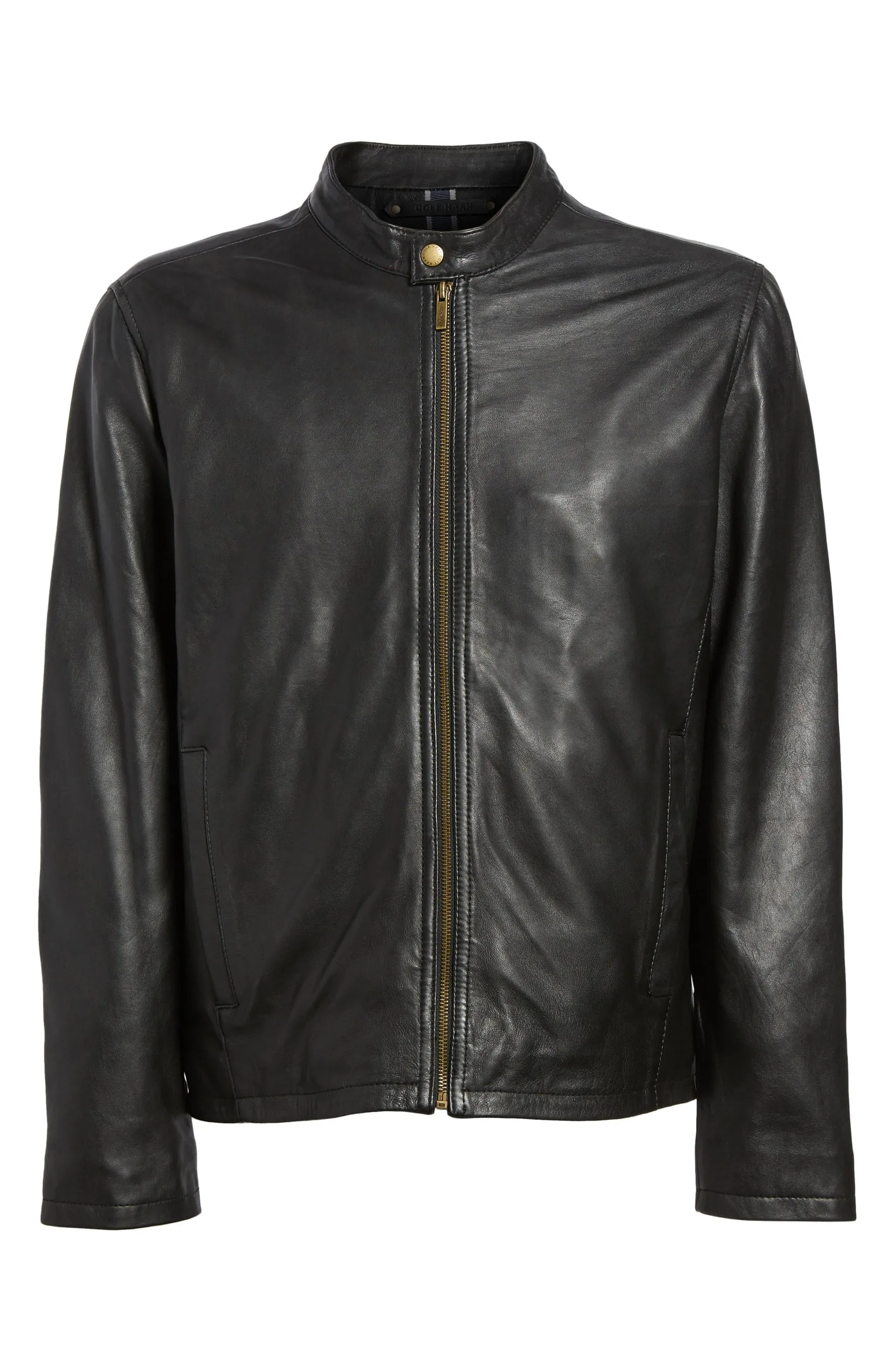 Drake Men's Classic Cowhide Leather Jacket