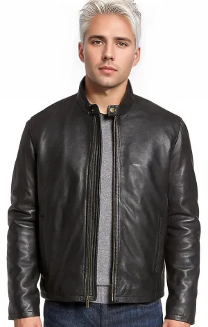 Drake Men's Classic Cowhide Leather Jacket