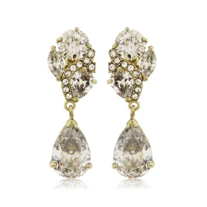 Gilt Treasure Clip On Earrings