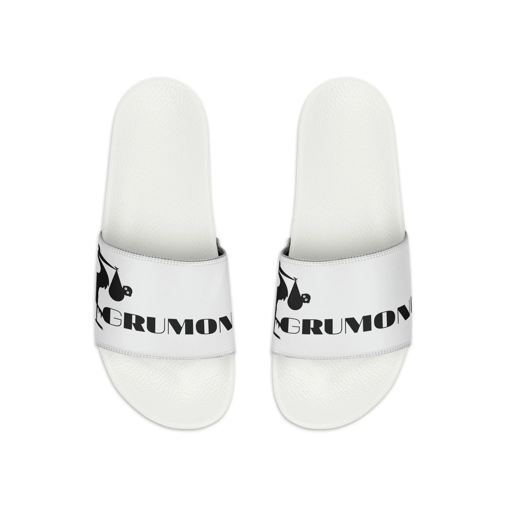 GRUMONH - Men's Slide Sandals White