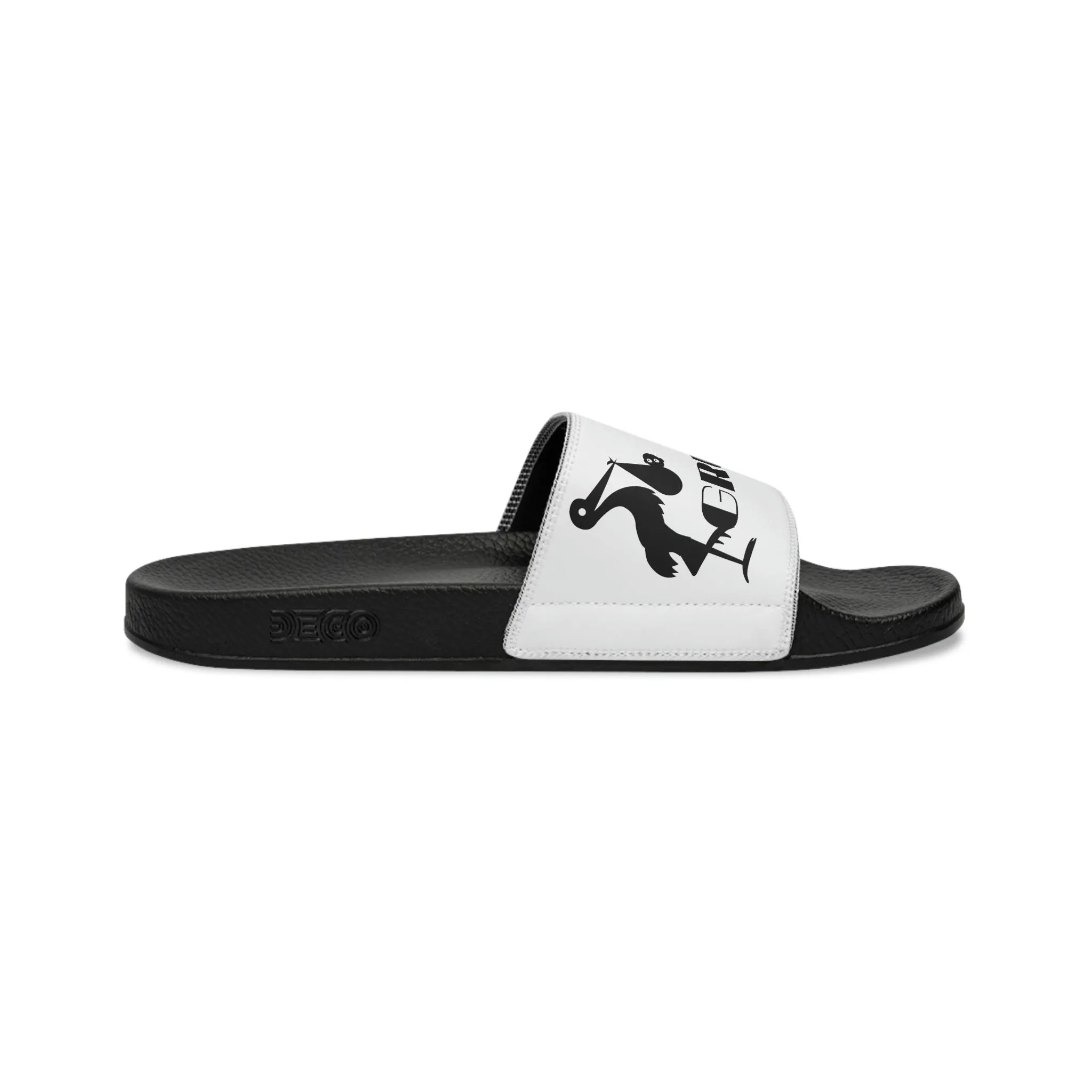 GRUMONH - Men's Slide Sandals White