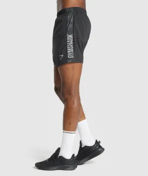 Gymshark Graphic Sport Shorts - Black