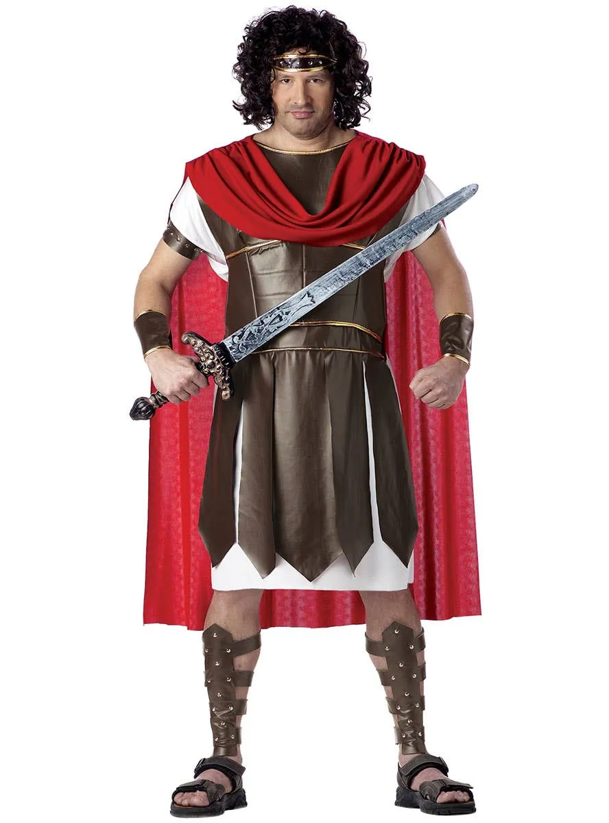 Hercules Plus Size Gladiator Mens Costume