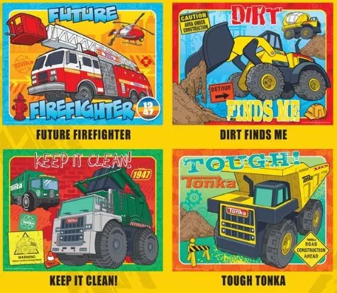 Holdsons Tonka 30 Piece Frame Tray Puzzle Assorted Styles