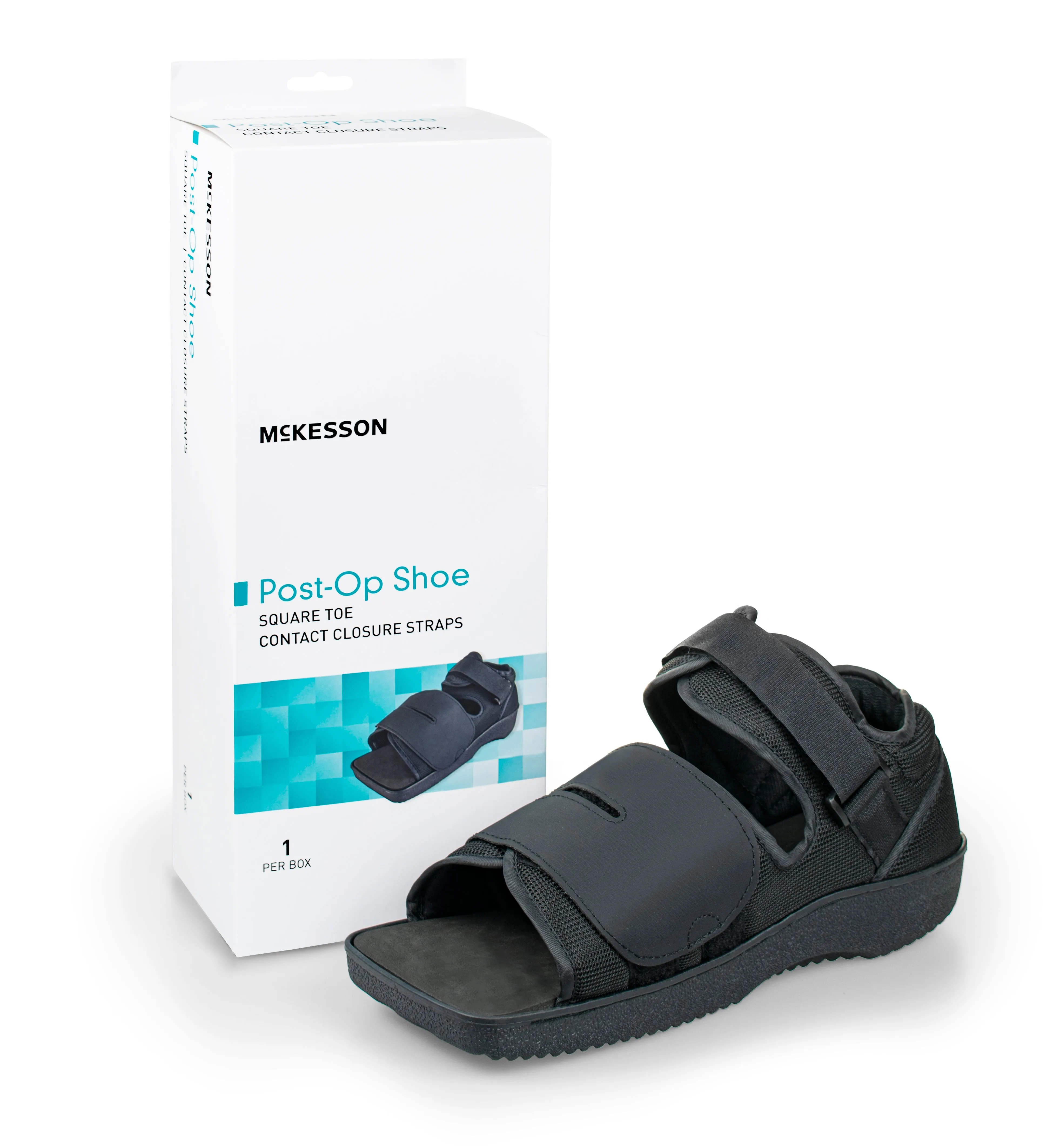 McKesson Square Toe Post-Op Shoe, Small, Male 7-8 / Female 8-9