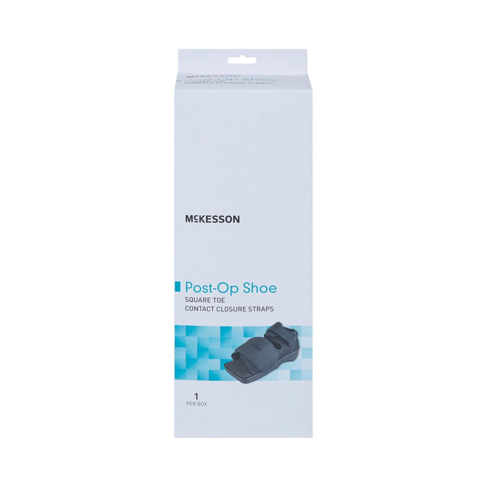 McKesson Square Toe Post-Op Shoe, Small, Male 7-8 / Female 8-9