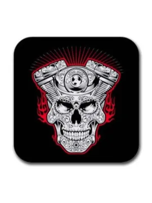 Motorhead Rubber Square Coaster (4 pack)