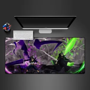 Nysekai "Asta & Yuno Design M-XXL Size Gaming Mouse Pad'' Computer Desk Mat