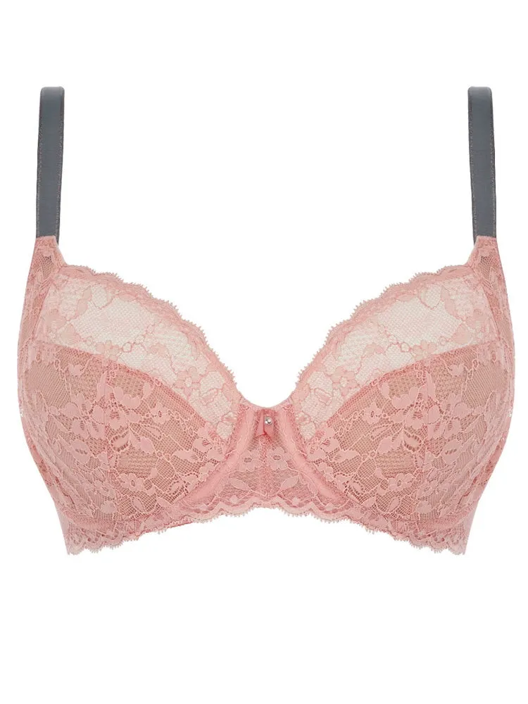 Offbeat Side Support Bra - Rosehip