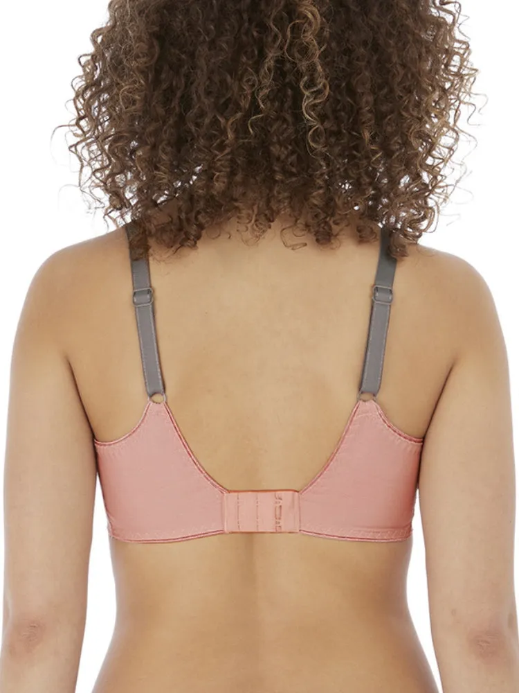 Offbeat Side Support Bra - Rosehip