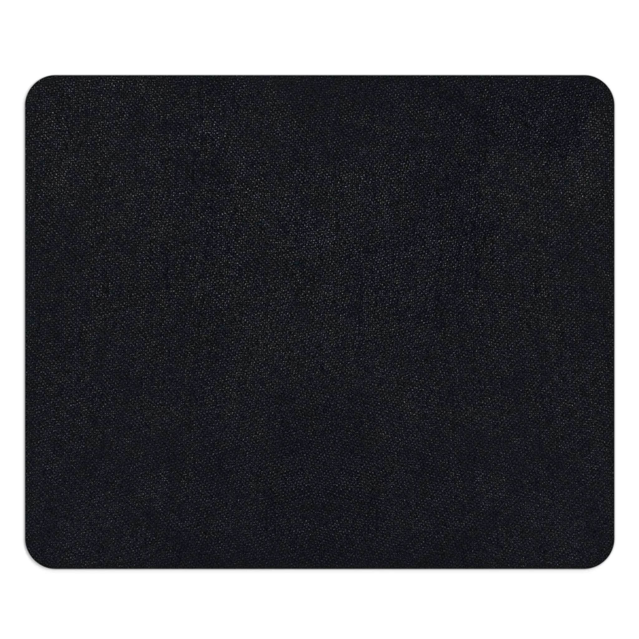 Silky Black Cat with Flowers, Computer Mouse Pad - for Home or Office