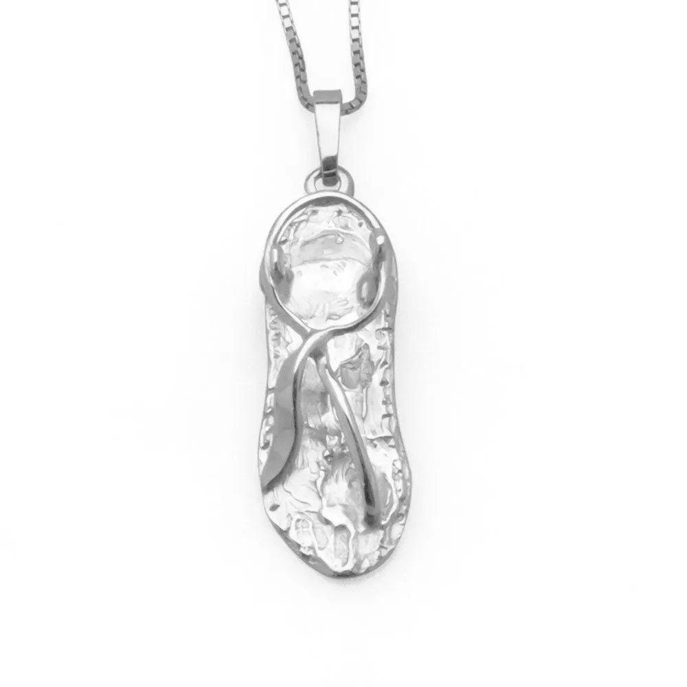 Silver Sandal Pendant