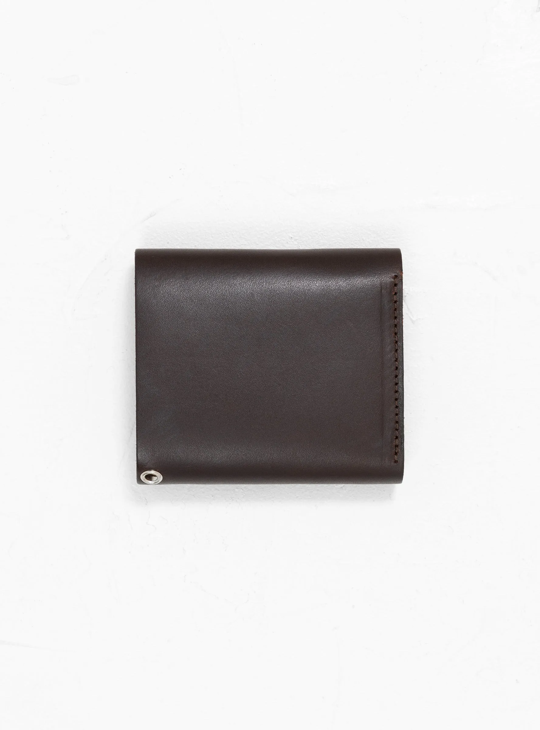 Tri-Fold Latigo Leather Wallet Brown