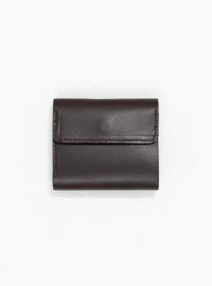 Tri-Fold Latigo Leather Wallet Brown