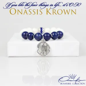 Zetas Greek Letter Bead Bracelet